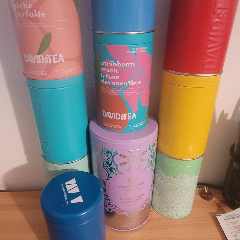 Davids Tea Tins
